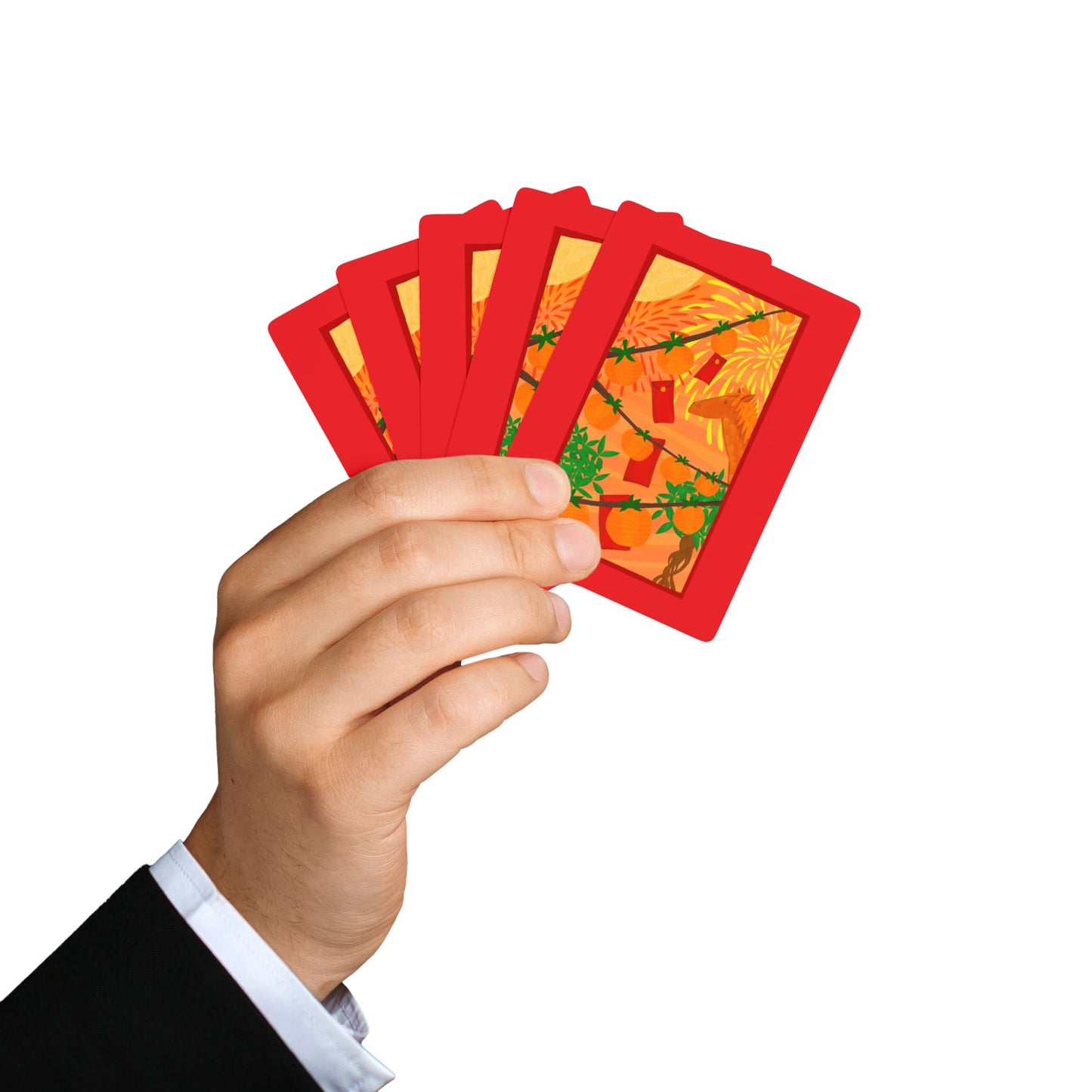 Lunar New Year Fire Horse Playing Cards