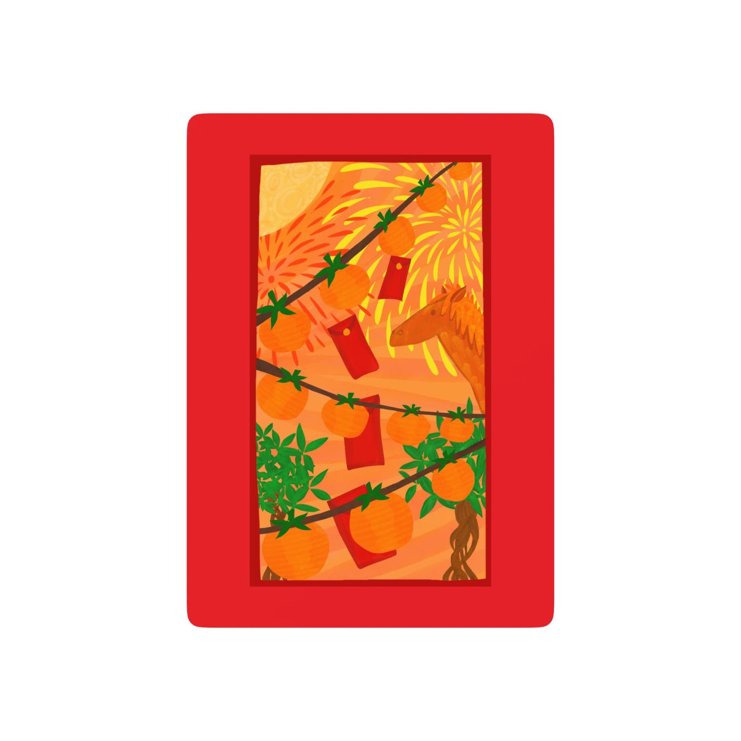 Lunar New Year Fire Horse Playing Cards
